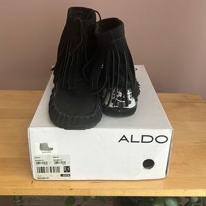 Aldo Black Moccasins/Skagen